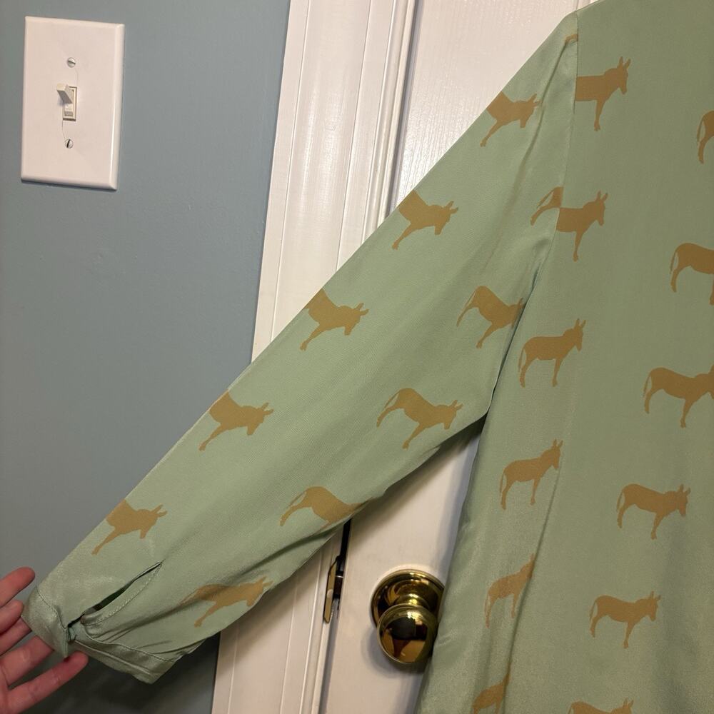 Charlotte by Charolette Taylor Dress Size 10 Silk Donkey ASO Pretty Little Liars - Picture 13 of 16